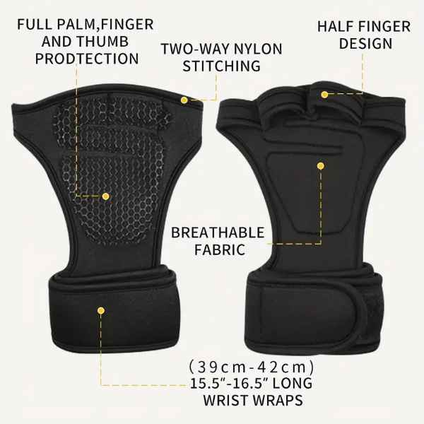 Guantes con muñequera GYM